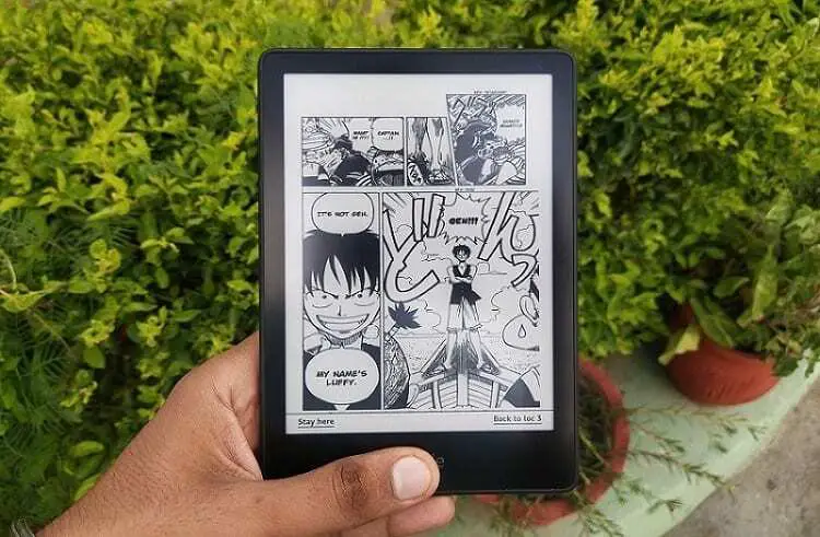 reading one piece on kindle