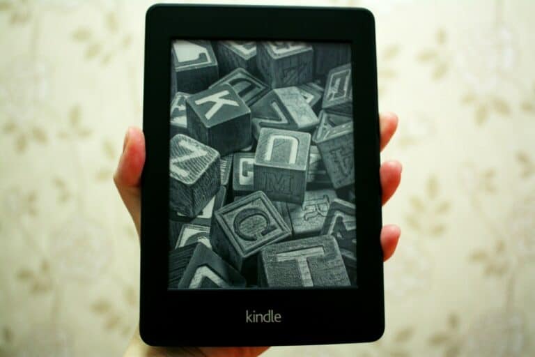 kindle in a hand