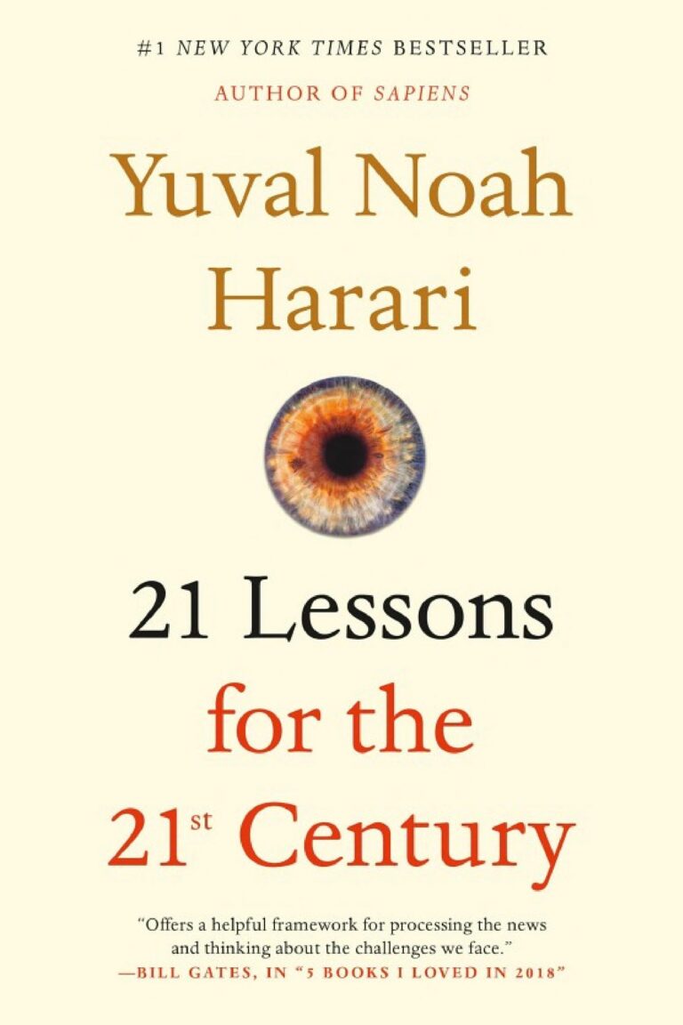 21 Lessons for the 21st Century book cover