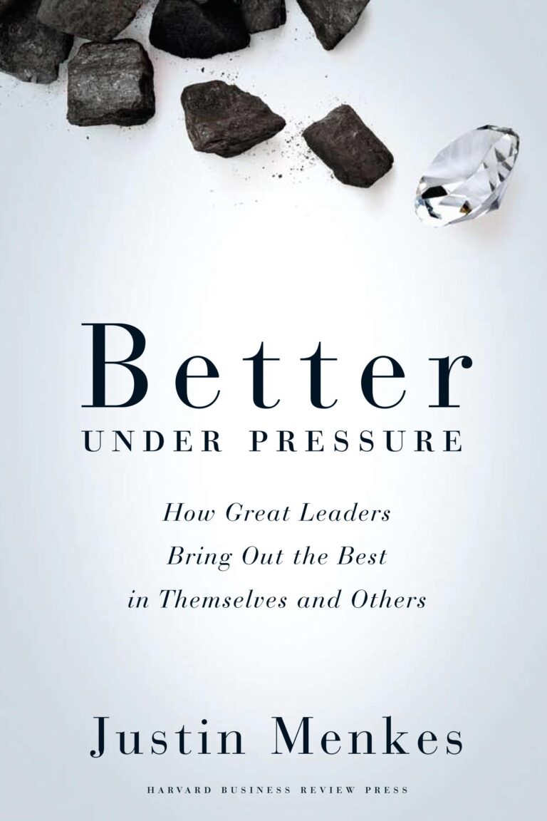 Better Under Pressure book cover