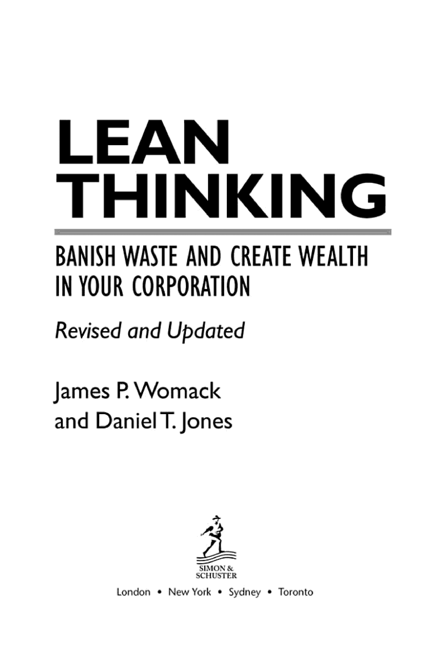 Lean Thinking book cover