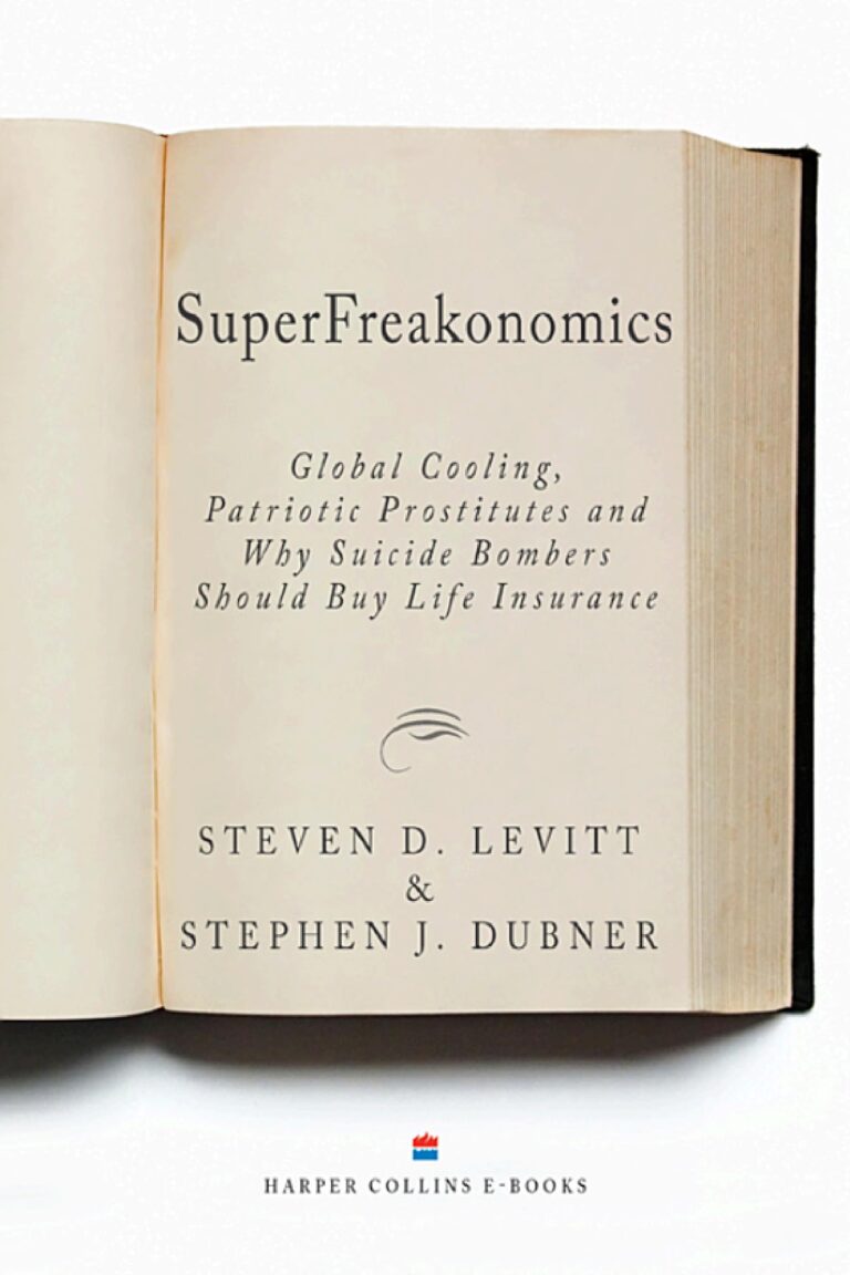 SuperFreakonomics book cover