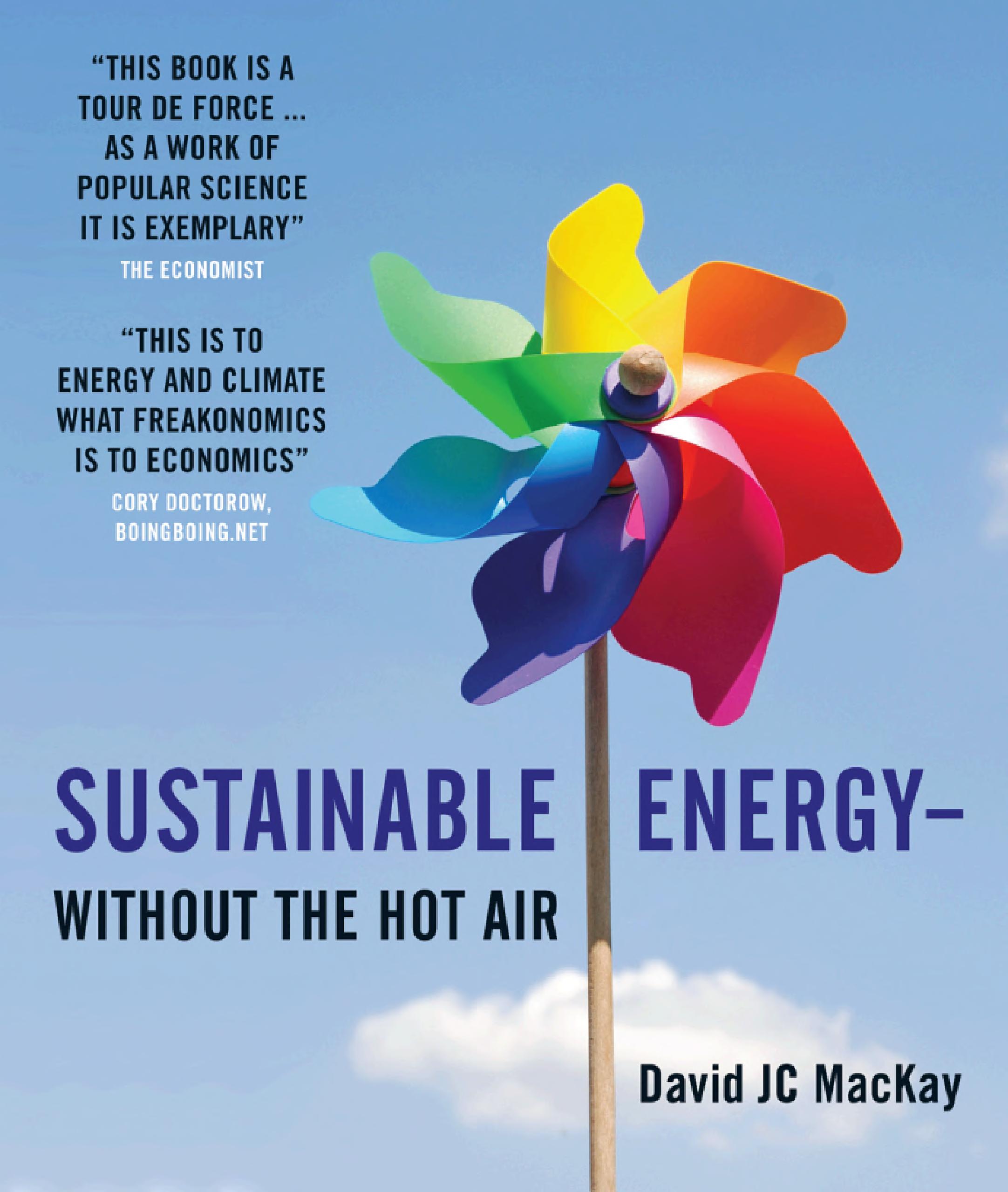 Sustainable Energy book cover