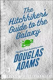 The Hitchhiker’s Guide to the Galaxy book cover